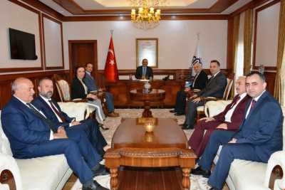 VALİ ALİ KABAN'I ZİYARET